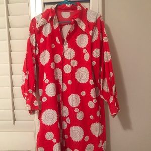 Vintage Collared Button Down Dress
